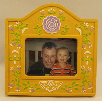 Mexican Ceramic Hand Painted Picture Frames
